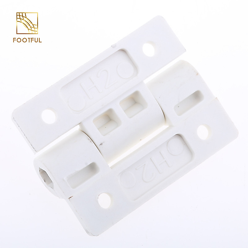 Bản lề mông nhựa 56mm X 43mm 4 lỗ chìm màu trắng Thích hợp cho gia đình