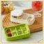 B & N Easy Pop Out 8 Lưới Đá Khay Có Nắp Silicone BPA Free Cho Trà Lemonade Cotails.