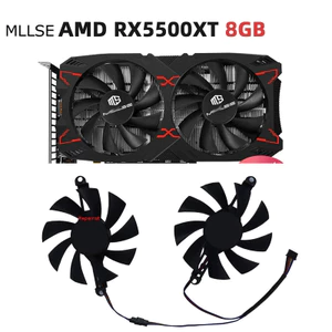 Ii2 Cái / bộ, Bộ làm mát GPU VGA 85mm, FL8015 12VB, T129215SU, Quạt Card Video, Dành Cho MLLSE RX 5500 XT RX 5500XT 8gb, Dành Cho AMD MLLSE RTX 3070M 8GB * *