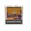 PS1 Undertale Sunset Diorama Cube Nhân Vật Hành Động Pixel Peace Acrylic Trang Trí Quạt Bàn Sưu Tập SP1