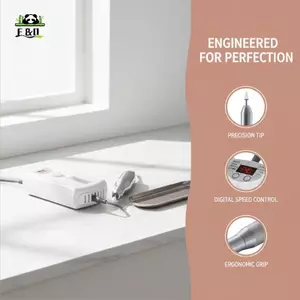 Thiết bị làm móng tay điện 12 bit Lý tưởng để chăm sóc móng tay tại nhà Di động và dễ sử dụng EMKK