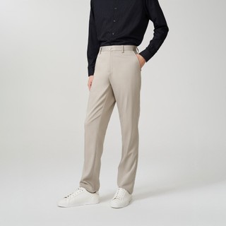 Quần tây nam HLA công sở thanh lịch, dáng slim vải cotton viscose cao cấp, co giãn thoải mái