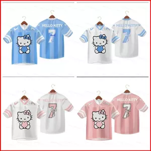 Áo thun hoạt hình Hello Kitty Sanrio dạo phố số 07 áo thun ngắn tay dễ thương