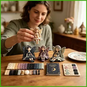 Cổ Tích May DIY Bộ Sưu Tập Sáng Tạo Vui Vải Đầy Đủ Đồ Dùng Cổ Tích Handmade DIY Bộ Sưu Tập Người Lớn Trẻ Em wipqsvn