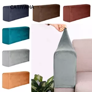 CATIYAHA 2 Vỏ Sofa, Đồ Nội Thất Co Giãn Ghế Sofa Tay Có Độ Đàn Hồi Có Thể Tháo Rời Chắc Chắn Bảo Vệ Cánh Tay
