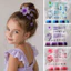 WANYEDI 80 Chiếc Kẹp Móng Vuốt Hoa, Bộ Phụ Kiện Tóc Macaron Ngọt Ngào, Dây Buộc Tóc Co Giãn Dễ Thương Thời Trang Cho Nữ Bé Gái