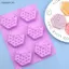 Khuôn silicon xà phòng thủ công 3D Khuôn silicon hình con ong 6 mảnh DIY Khuôn xà phòng thủ công Khuôn làm bánh Honeb DIY tự làm [VN]