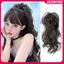 JASMINE Tổng Hợp Móng Vuốt Kẹp Đuôi Ngựa Phần Mở Rộng Tóc Ngắn Xoăn Tự Nhiên Đuôi Giả Tóc Cho Nữ Đuôi Ngựa Hairp JASMINE