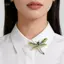 PNPIA- Kim Cương Giả Chuồn Chuồn Hợp Kim Men Động Vật Pin Cao Cấp Phụ Kiện Thời Trang Cho Nữ Đảng