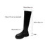 Giày Bốt Nữ Đế Dày Over-the-Knee Giày Bốt Mỏng Hơn Nhìn Cao Cấp Co Giãn Mỏng Giày Bốt Nữ Gợi Cảm Giày Bốt Đàn Hồi Châu Âu Mỹ Size Lớn Giày Nữ20260616