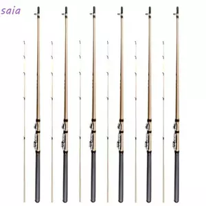 Cần đúc SAIA Shore, Cần câu bè sợi thủy tinh 1,5 mét, Cần đúc có độ đàn hồi cao Thiết kế phích cắm nhạy cảm Đầu đúc dài Cần câu bên bờ