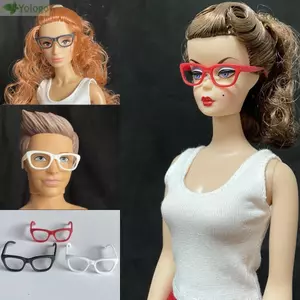 YOLOGO Vớ mặc thường ngày, Kính nhựa búp bê Mini 1 / 6 thủ công, Phụ kiện DIY thời trang chất lượng cao Nhiều màu Bộ áo liền quần co giãn cao cho búp bê 1 / 3 BJD 30 / 60cm