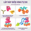Bộ Xếp Hình Nam Châm 46/74/76/69/129 PCS – Đồ Chơi Lắp Ráp Khối Xây Dựng Sáng Tạo Cho Bé,Bộ Quà Tặng Khối Lắp Ráp