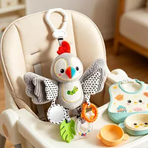 Hoạt Hình Hình Hình Động Vật Sang Trọng Cũi Di Động Đồ Chơi Cảm Giác Mềm Mọc Răng Đồ Chơi Cứu Trợ Cho Bé Sơ Sinh sonlekvn