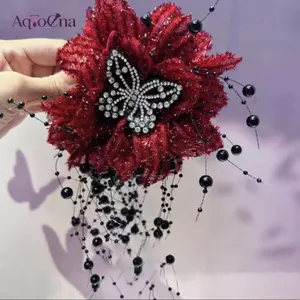 AqToCna Phóng Đại Hoa sel Kẹp Tóc Tính Khí Đa Năng Bướm Cá Mập Kẹp Dành Cho Nữ Bé Gái Phụ Kiện Tóc Đơn Giản Quà Tặng AqToCna