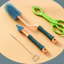 Bàn chải bình sữa Silicone Bàn chải núm vú cho bé Bàn chải ống hút Bàn chải xoay Bình sữa Bàn chải rửa Bàn chải làm sạch Bộ bàn chải làm sạch M2TV