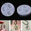 Mặt dây chuyền silicon DIY Khuôn thả nước Vỏ nhựa Dụng cụ làm đồ trang sức thủ công [Mina]