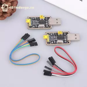 Mô-đun cổng nối tiếp GE CH340G Bộ chuyển đổi USB sang TTL Mô-đun UART CH340 3.3V 5V Chín tấm bàn chải cho Diy Kit VN