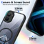 Ốp lưng Infinix GT 50 Pro Vỏ từ tính trong suốt mờ cho Infinix GT 50 Pro 5G Vỏ điện thoại