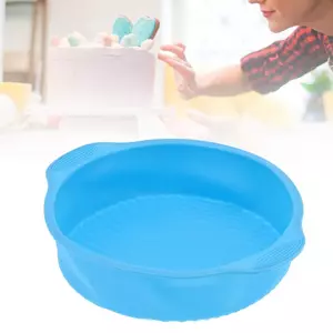 Khuôn bánh silicon tròn 9in Chảo nướng bánh mì chống dính cho nhà bếp làm bánh tại nhà