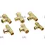JUIC Vòi Barb, Tee Loại Đồng Ống Khớp, Bền 1 / 8 "1 / 2" 3 / 4 "1" Ống Đồng Lắp Ống Khí Nén Khớp Nối Bộ Chuyển Đổi Ống PE PU