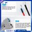 Bộ cáp xe nâng điện kết nối nhanh pin 50A 8Awg với đầu cuối vòng chữ O, 40cm / 1ft có đầu nối nhanh