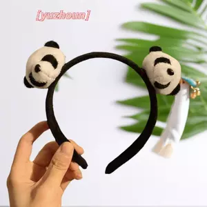 Hoạt Hình Dễ Thương Gấu Trúc Sang Trọng Cho Nữ Rửa Mặt Công Viên Giải Trí Ngộ nghĩnh Và Sáng Tạo Cho Phụ Kiện Tóc Sở Thú