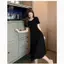 Mùa hè 2026 Plus size Hơi béo eo hẹp Váy thường ngày che phủ da thịt Tính khí giảm tuổi phù hợp với tất cả các trận đấu dài béo mm Váy đi lại hàng ngày dành cho nữ