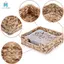 2 Chiếc Phòng Tắm Dùng Một Lần Giá Đỡ Khăn Khách Dài Cỏ Biển Dệt Mây Wicker Bàn Tay Khách Khăn Giỏ Khay, L