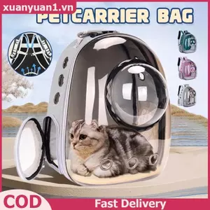 XUAN Di Động Dung Tích Lớn Mèo Carrier Bapa Vai Kép Thoáng Khí Túi Thú Cưng Cho Chó Nhỏ Mèo Du Lịch Đi Bộ Đường Dài VN