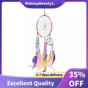 Handmade Dream Catcher Trang trí treo tường truyền thống đầy màu sắc
