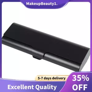 Slim Matte Cứng Kim Loại Kính Mắt Kính Đọc Sách Kính Mắt Vỏ Bảo Vệ Màu Đen