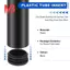 6 Cái Nhựa Trống Cuối Nắp Ống Lắp Ống Cắm Bao 40mm Đen