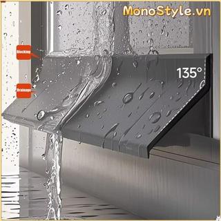Vách ngăn chống thấm MONOSTYLE, thanh chặn nước cửa sổ cao su, cạnh cửa chống thấm, ngăn chảy ngược, bảo vệ cửa sổ
