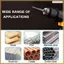 10 chiếc M6X1.0mm Thép tốc độ cao 4341 Máy khoan vòi tổng hợp mạ titan và máy tích hợp Tap Open