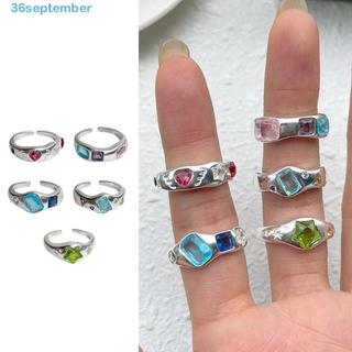 Gemstone Engagement Ring by september.vn