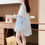 Mùa xuân hè 2026 Plus size voan dài vừa phải Áo len chống nắng Cardigan nhẹ thoáng khí che phủ da thịt đi biển kỳ nghỉ phù hợp với tất cả các trận đấu Áo khoác choàng cỡ lớn dành cho nữ