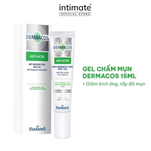 Gel Chấm Mụn Dermacos Farmona Giúp Giảm Mụn Dịu Nhẹ Các Kích Ứng Da Dermacos Anti-Ance Anti Imperfection Spot Gel 15ML
