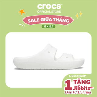 Dép Xăng Đan Unisex Crocs Classic V2 - White - 209403-100