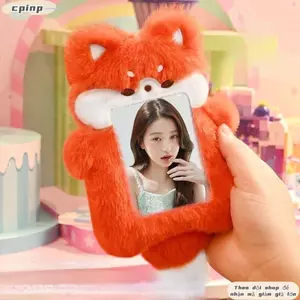 Hộp đựng thẻ ảnh CPINCP, Photocard dễ thương đa chức năng, Gấu sang trọng / Thỏ / Gà con Thẻ hoạt hình Tay áo văn phòng trường học