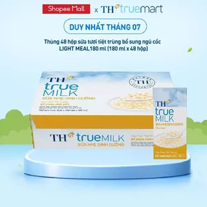 Thùng sữa tươi tiệt trùng bổ sung ngũ cốc 180ml x 48 hộp