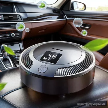 Máy lọc không khí ô tô HomeBeyond, Máy khử mùi không cần lọc di động, Máy khử mùi ô tô có thể tháo rời, lọc không khí di động yên tĩnh 37dB cho tủ lạnh và tủ giày