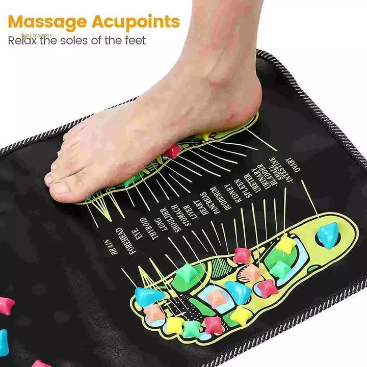 MUQV Thảm Massage Chân Phản Quang Đi Bộ Đá Đường Bộ Massage Chân Bấm huyệt Thảm Cho Bấm huyệt Rels Cho Ngồi Dài Sinh Viên Cao Tuổi Và Nhân Viên Văn Phòng VN