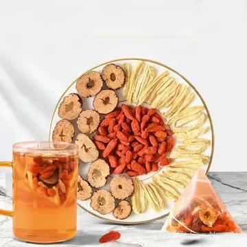Trà gừng và táo tàu500g Trà gừng táo tàu cho mùa Tam Lộc, túi trà đóng gói riêng lẻ, trà gừng, trà dưỡng sinh để pha uốn