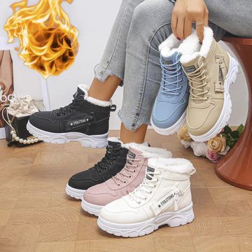 SIZE36-45, Giày bốt tuyết ấm áp cho lông cừu mùa đông dành cho nữ, Giày bốt Martin chống nước chống trượt nữ, Giày bốt ngắn nữ, Giày bốt nữ
