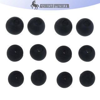 Onetimingfine Bộ 6 cặp đệm tai silicon cao su thay thế cho tai nghe nhét tai S/M/L đa năng