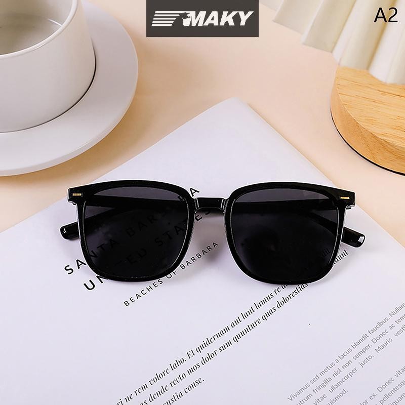 Newwellknownepic Cổ Điển Tối Giản Khung Vuông Kính Mát Unisex Thời Trang Hình Học Kính Mát Du Lịch Ngoài Trời Kính Chống Nắng VN
