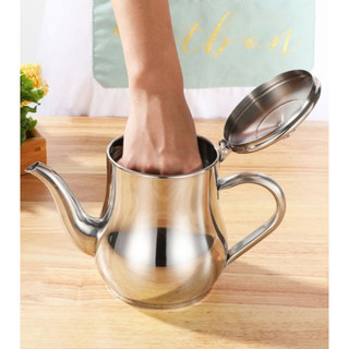 Bình pha trà inox giá rẻ- ấm pha trà eo bình dân phù hợp cho quán cà phê,quán nước, quán ăn