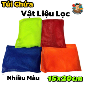 Túi Lưới Chứa Vật Liệu Lọc Nước Cho Bể Cá Nhiều Màu Sắc (10x15cm) (1 Túi)