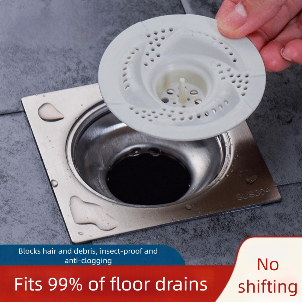Vỏ thoát nước JVSUB, Bộ thu tóc xoay chống tắc nghẽn, Thiết kế lưới chống lỗi hiện đại Bộ lọc chống tắc nghẽn Sử dụng trong gia đình